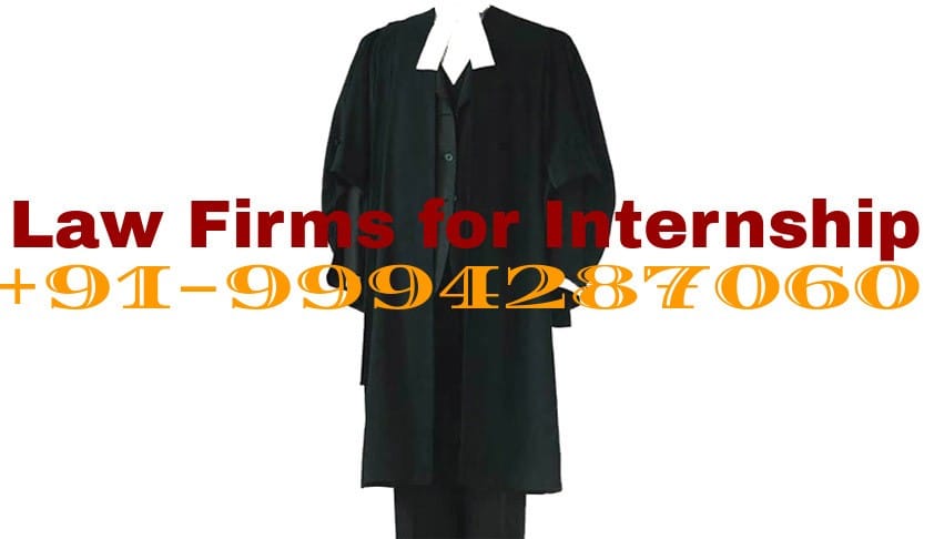 Law Firms for Internship in Chennai