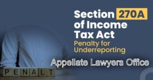 Who is appropriate authority to levy the penalty u/s 270A?