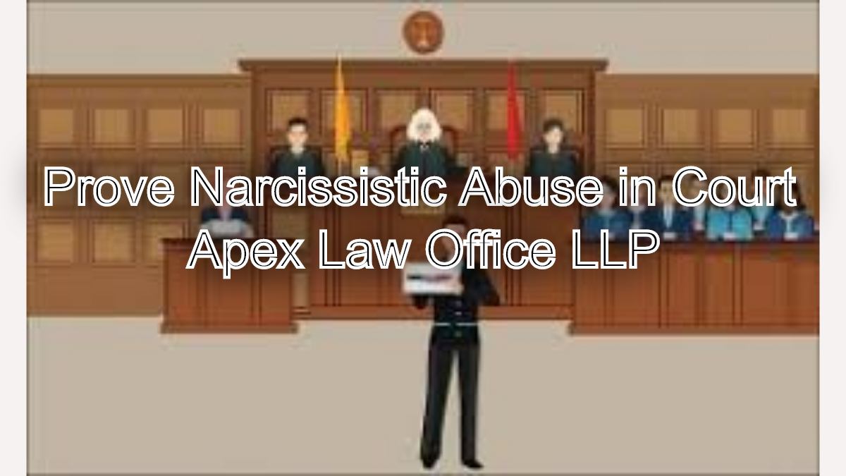 How to Prove Narcissistic Abuse in Court: A Guide for Victims