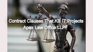 Milestones-Bugs and Blowups: Contract Clauses That Kill IT Projects