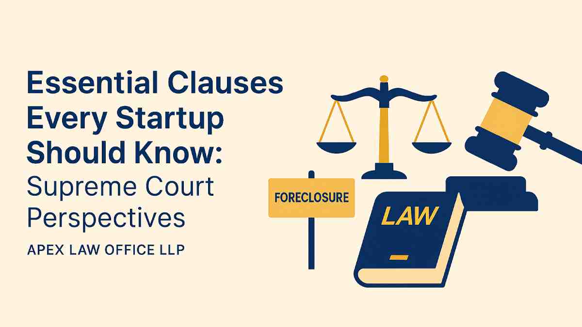 Essential Clauses Every Startup Should Know: Supreme Court Perspectives