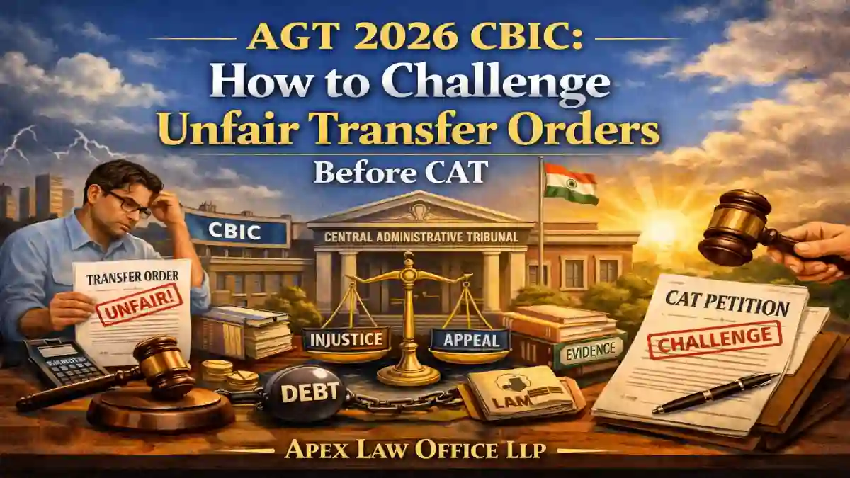 AGT 2026 CBIC: How to Challenge Unfair Transfer Orders Before CAT