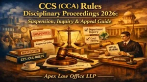 CCS (CCA) Rules Disciplinary Proceedings 2026: Suspension, Inquiry & Appeal Guide