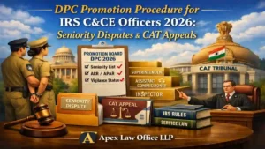 DPC Promotion Procedure for IRS C&CE Officers 2026: Seniority Disputes & CAT Appeals