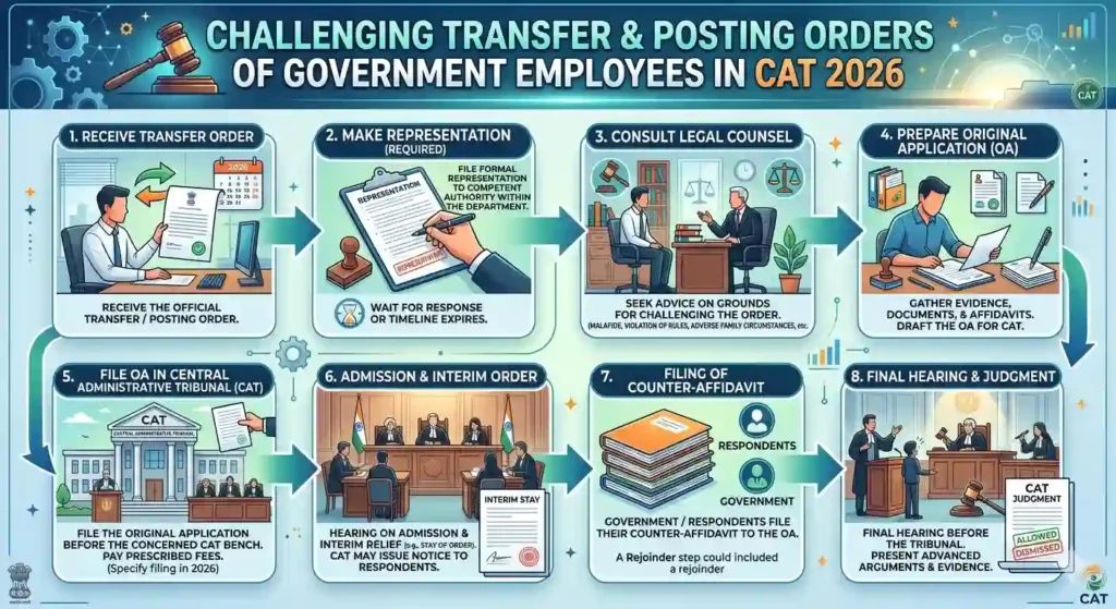 Challenging Transfer & Posting Orders of Government Employees in CAT 2026