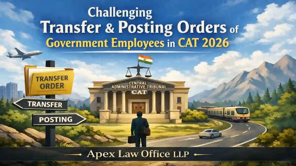 Challenging Transfer & Posting Orders of Government Employees in CAT 2026