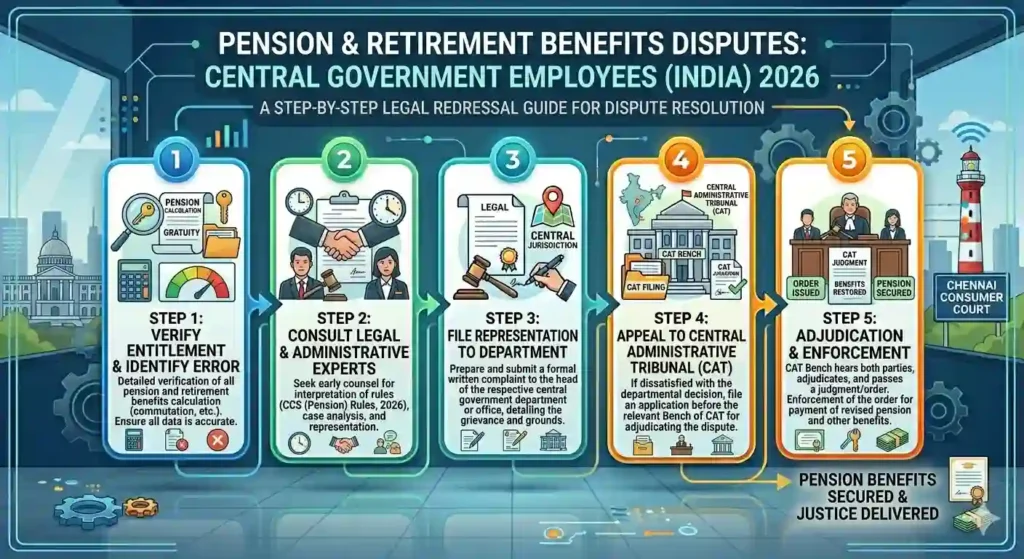 Pension and Retirement Benefits Disputes for Central Government Employees 2026