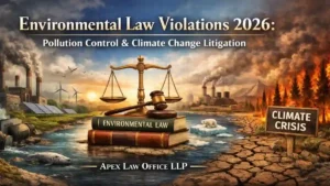 Environmental Law Violations 2026: Pollution Control & Climate Change Litigation