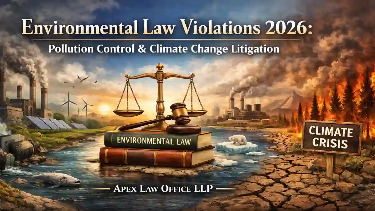 Environmental Law Violations 2026: Pollution Control & Climate Change Litigation