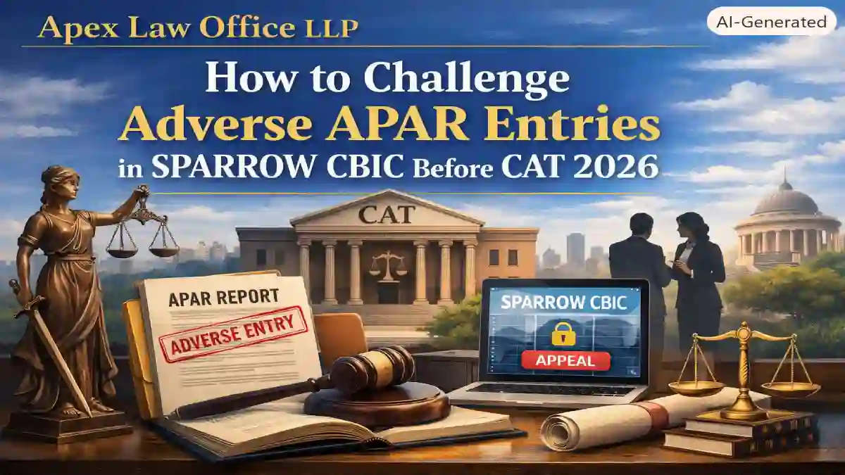 How to Challenge Adverse APAR Entries in SPARROW CBIC Before CAT 2026