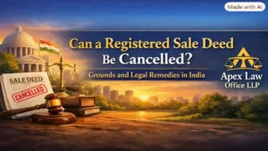 Can a Registered Sale Deed Be Cancelled? Grounds and Legal Remedies in India