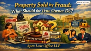 Property Sold by Fraud: What Should the True Owner Do?