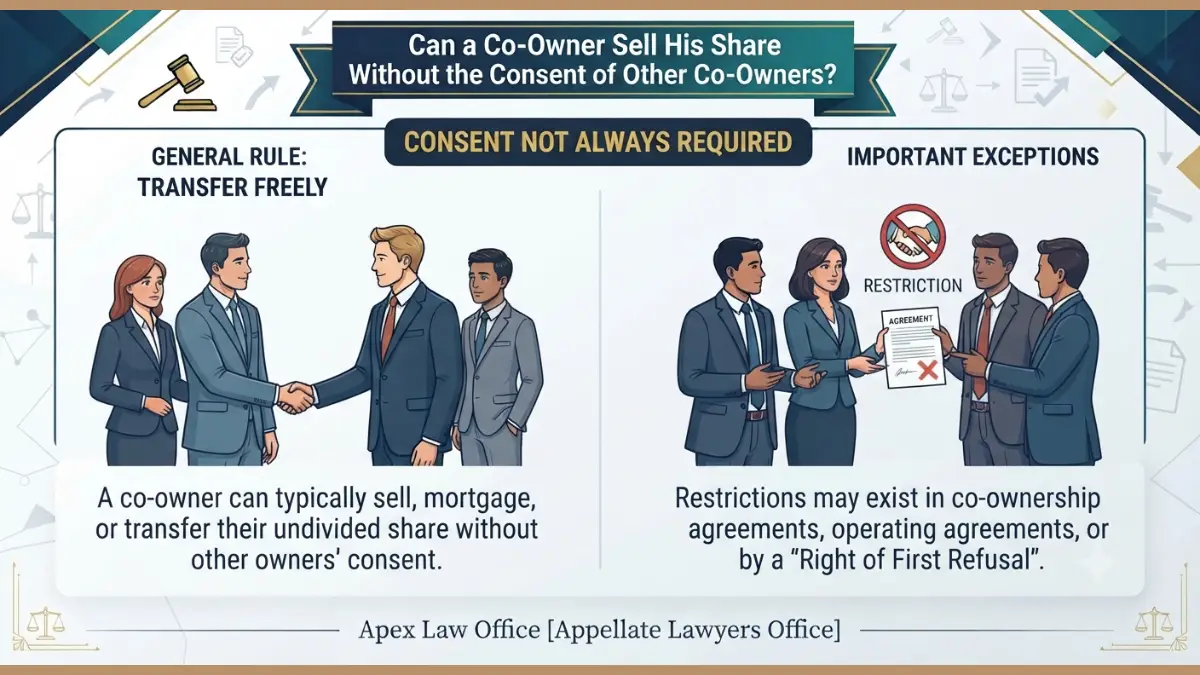 Can a Co-Owner Sell His Share Without the Consent of Other Co-Owners_ - featured image