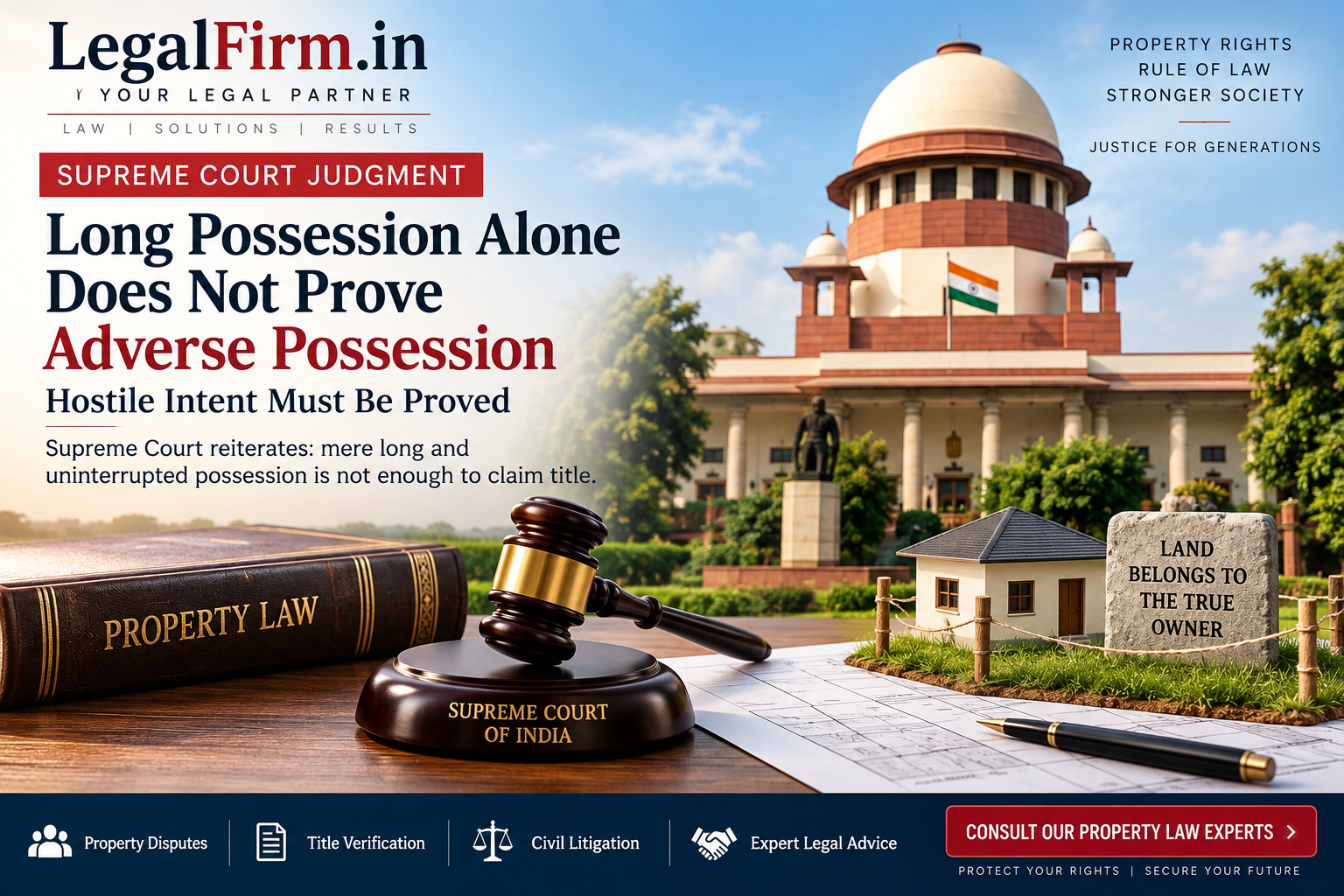LegalFirm property dispute and title verification legal services
