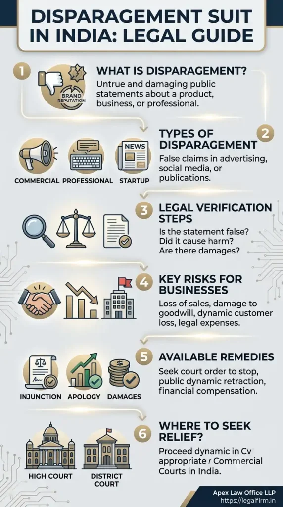 Disparagement Suit in India: Complete Legal Guide for Businesses, Professionals, Startups and Individuals