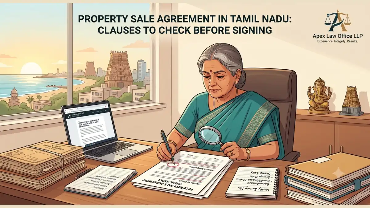 Property Sale Agreement in Tamil Nadu: Clauses to Check Before Signing
