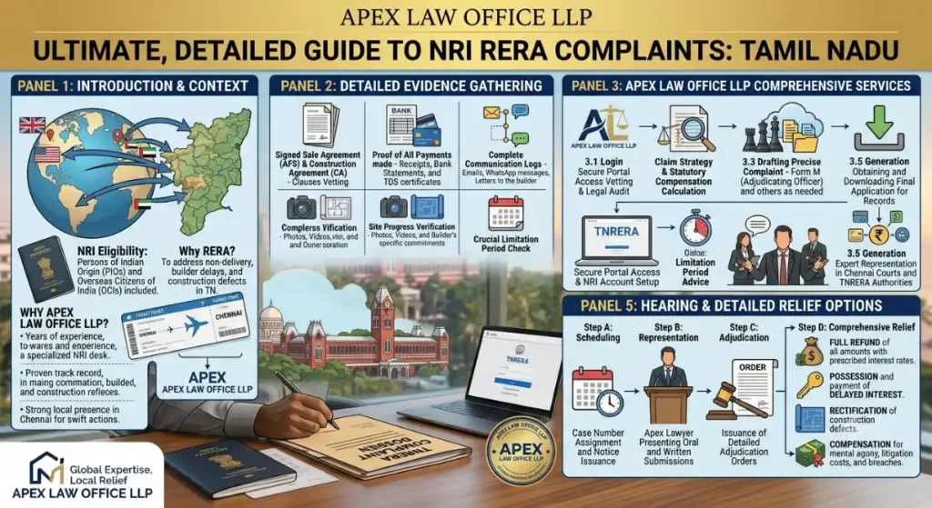 Step-by-Step RERA Complaint Process for NRI Homebuyers in Tamil Nadu